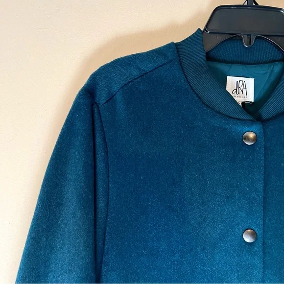 NWT Anthropologie dRa Cozy Wool Blend Puff-sleeved Coat - Picture 4 of 15